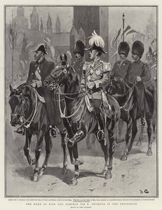 The Duke of Fife and Admiral Sir E Seymour in the Procession 